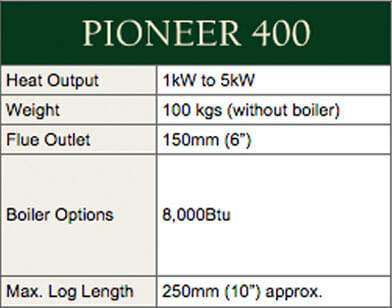 Clearview - Pioneer 400 - Spec